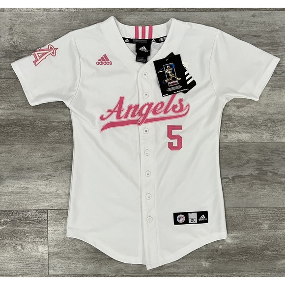adidas Tops - Adidias Womens Albert Pujols Mothers Day Pink Jersey Size XL Rare New With Tags